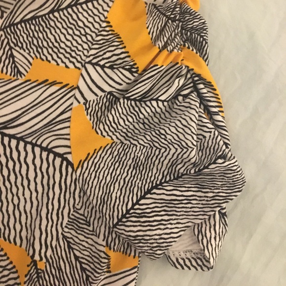 LOFT Leaf Print Dress - Picture 5 of 6